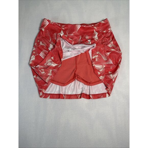 Greg Norman Pull On Stretch Pockets Golf Skort Skirt Mirage Flare Large - Picture 7 of 8